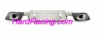 Akrapovic Titanium Slip-on Line w/ Carbon Titanium Tips for '14-'15 Porsche  911 Turbo/Turbo S (991), S-PO991TSO-HT
