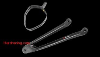 P-MBK10E2  Akrapovic  Muffler Bracket with Muffler Clamp (Carbon) -'17-18  Kawasaki ZX-10RR