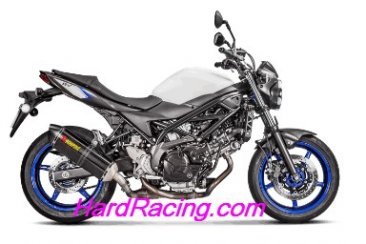 S-S6SO9-HRC/1  Akrapovic Carbon   Slip-on - '16-'19  SV650/'18-'19 SV650X