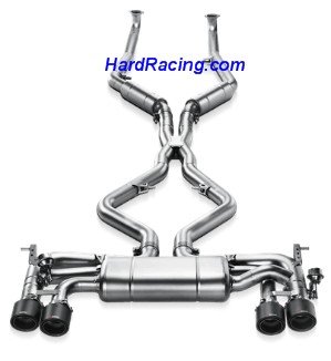 M-BM/T/1H  Akrapovic Evolution Exhaust Titanium - 2009-2014 BMW X6 M (E71)