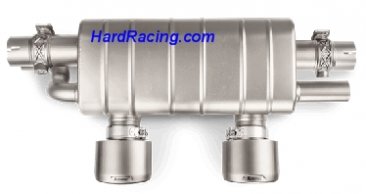 Akrapovic Slip-on Line Titanium Exhaust for '16-'17 Porsche 911 Carrera S/4/4S/GTS (991.2), S-PO/TI/5H