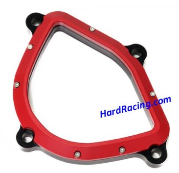 OTB Billet Anodized Transparent Cam Cover for Stock Head ONLY - '17-'26 Kawasaki Z125 Pro  (OTB-Z125CAMCOVER-STK)