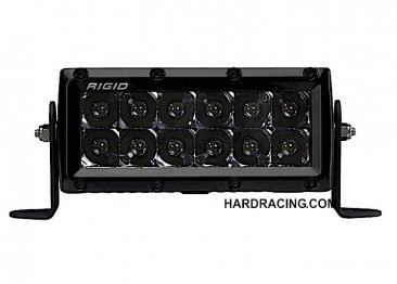 Rigid Industries LED Light Bar - E SERIES PRO  6"  SPOT MIDNIGHT EDITION   PATTERN  106213BLK