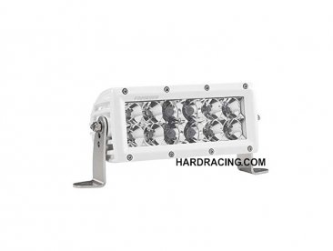 Rigid Industries LED Light Bar -  E SERIES  PRO  6"  SPOT/FLOOD COMBO HYBRID   PATTERN W/WHITE FINISH  806313