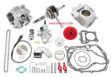 TB Parts TB V2-2 155cc Forged Piston Stroker Kit & VM26 Carb/Kit Big Bore Kit- Kawasaki KLX110/ KLX110L/ SUZUKI DRZ110     TBW9259