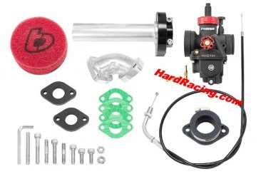 TB Parts Carb kit, Nibbi with Black Billet 1/4 Turn Throttle   - Yamaha  TTR110  TBW9554, TBW9559, TBW9562