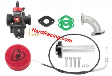 TB Parts TB Carb kit, Nibbi 19, & Black Billet Throttle - Yamaha TTR110, TBW9550
