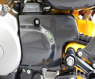 BPCX-7442   Tyga Performance Sprocket Cover  (Carbon) - For '19-'21 Honda Monkey 125  (SPECIAL ORDER ONLY)
