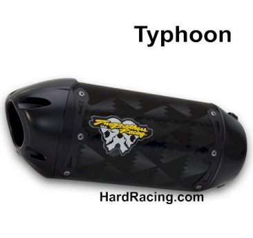 TWO BROTHERS - Storm Series Carbon Fiber Slip On Exhaust - 2017-19  Yamaha FZ-10  005-45304-XX