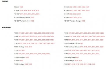 WB-PV18-1  Dyno Jet Single Channel Wide Band - AFR Kit for  Gas Gas / Husqvarna / KTM  '17-'25 ( FOR USE WITH PV3 )