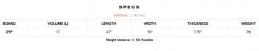 Slingshot WF-1 V5 FOIL BOARD 1240421001