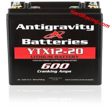 AntiGravity YTX12-20 Lithium OEM Direct Replacement Battery for YTX12 case size