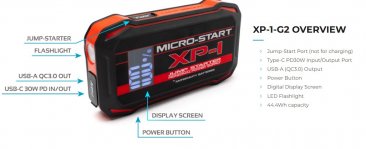 AntiGravity XP-1 Micro-Start (GEN 2) Portable Power Supply (PPS) | AG-XP-1-G2