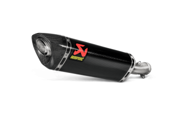 S-K4SO6-APC    Akrapovic Carbon Slip On - '18-19 Kawasaki Ninja 250