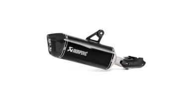 S-B12SO23-HAATBL   Akrapovic Black Titanium Slip On  - '19  BMW R1250 GS/ADV