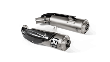 S-D11SO4-HBFGT  Akrapovic Titanium Slip-on - '18-19  Scrambler 1100