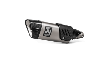 S-H10SO20-HAPLT  Akrapovic  Titanium w/Carbon End Cap  Slip-on - Honda  '18-24 CB1000 R