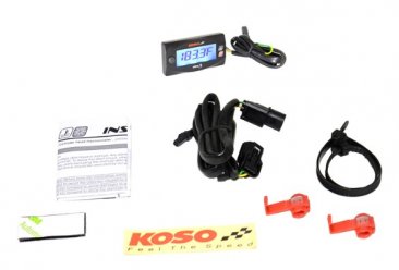 BA003245  KOSO Engine/Head Temperature Gauge (Plug-n-Play) - '13-'20  Honda Grom / Grom SF - IN STOCK