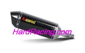S-K3SO1-ZC-   Akrapovic Carbon   Slip-on w/ Carbon End - '13-16  Z250/250r/2013-16 Z300/Ninja 300