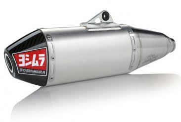 224500D320  Yoshimura  Enduro RS-4  Full System  - Stainless Can w/Carbon Fiber End Cap and Aluminum Headers  - HONDA CRF450X  2019-24