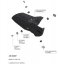 Leo Vince 80057 HEAT SHIELD for BMW R 1300 GS / ADVENTURE 2024 - 2025