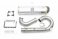 UTV Two Brothers Exhaust -Triple M-7 VALE  Aluminum  Slip-On '09-'11  RZR-S 800
