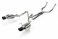 S-FOMUGT  Akrapovic Automotive Exhaust - FORD MUSTANG GT (2005-2010) -EVOLUTION SYSTEM w/o tail pipes