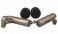 50-0131  Woodcraft Frame Sliders - Kawasaki EX250 '08-12 Frame Slider Under Bodywork Kit Assembly(Black Plastic Pucks Included)