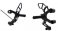 05-0409B Woodcraft  Rear Sets -  Yamaha FZ09  '14-17/ FJ09 '15-17 / XSR900 '16-17  Black (Std or GP Shift)