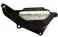 60-0403LCB Woodcraft Billet Alum. LEFT SIDE Stator Cover Protector - BLACK - '15-'24 Yamaha R3 (PROTECTOR ONLY)