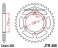 JTR486xx  JT 520 STEEL Rear Sprocket - '15-'19 Yamaha R3