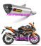 S-H5SO3-HRSS  Akrapovic Stainless HEX Slip-on - '16-19  CBR 400/500 R