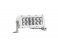 Rigid Industries LED Light Bar -  E SERIES  PRO  6"  SPOT/FLOOD COMBO HYBRID   PATTERN W/WHITE FINISH  806313