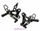 05-0790B  Woodcraft Rear Sets - KTM 790 Duke   '18-20/ 890 Duke 2020-22    (Std or GP Shift - Black)
