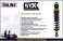 HD776  Harley-Davidson Ohlins Shocks  1990-22 FL Touring (Road King, Street Glide, Electra Glide etc)  Black Line   12"