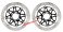Brembo 320mm T-Drive Brake Rotors w/ Black Carrier - Honda CBR1000RR/ABS/SP, 208.A985.64 (FREE EXPRESS SHIPPING)
