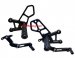 Woodcraft Rearset Kit for 2025 Yamaha R9 (Std / GP Shift), 05-0459B