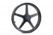 BLACKSTONE (BST)  5-SPOKE   Carbon Fiber Wheels Harley Davidson -   Twin TEK  18  x 3.5   Front   Wheel -  Fat Bob, Switchback, and Wide Glide (08-17)   (167254)