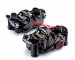 Brembo .484 Cafe Kit Billet 2-piece FRONT Brake Calipers, Black w/ Red Logo, 220.B473.20, 220.B473.10 (FREE EXPRESS SHIPPING)