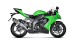 S-K10RFT5T-ZT  Akrapovic Evolution w/ Titanium HEX - '08'-09  ZX-10R (INVENTORY BLOWOUT ITEM)