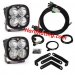 BAJA DESIGNS BMW Squadron Pro Headlight Kit - BMW 2013-18 R1200GS/Adv, 497043 (FREE SHIPPING)