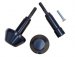 50-0232  Woodcraft Frame Sliders -  Suzuki GSX-8 R/S '23-25  Frame Slider Base Kit (Black Plastic Pucks Included)