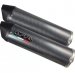 GPR Exhaust 'Carbon Look' Dual Silencer Slip-ons - BMW R1200S 2006>2008