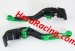 SBL BILLET Alum. Folding & Sliding Clutch & Brake Lever Set - '17-'26 Kawasaki Z125 Pro  LVR-FS-KAW-Z125