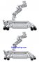 ME-BM/T/3  Akrapovic Evolution Line (Titanium) - 2011-2012 BMW 1 Series M Coupé (E82) (without exhaust tips)