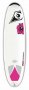100226  BIC Surfboards- DURA TEC  Wahine-  7'3'' Mini-Malibu Wahine