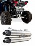 UTV Two Brothers Exhaust - S1R  Stainless Steel Dual Slip-On '15-16 RZR XP1000