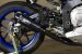 YA9922-GP-CE   M4 Exhaust - Yamaha -'15-'24  R1  Standard Slip On BLACK CERAMIC GP2  w/ Catalytic Converter Eliminator