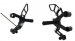 05-0409B Woodcraft  Rear Sets -  Yamaha FZ09  '14-17/ FJ09 '15-17 / XSR900 '16-17  Black (Std or GP Shift)