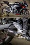 YA3014  M4 Street Slayer "Shorty" Carbon Fiber Slip-on - '15-'25 Yamaha R3